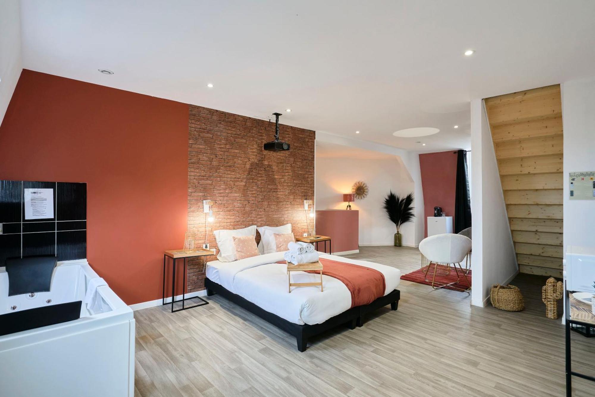 Ng Suitehome - Lille I Roubaix Centre I Grand Place - Balneo - Netflix - Wifi 外观 照片